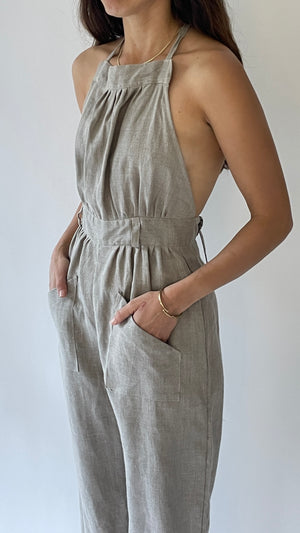 
                  
                    CROSSBACK JUMPSUIT / UNDYED
                  
                